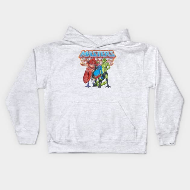 Part of the Crew distressed Kids Hoodie by Grave Adventures 